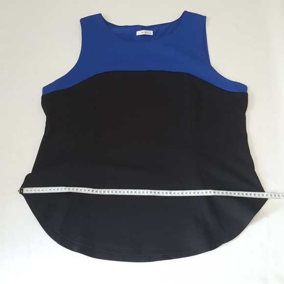 Ricki's Fitted Women's Tank Dressy Blue Black - Picture 4 of 7